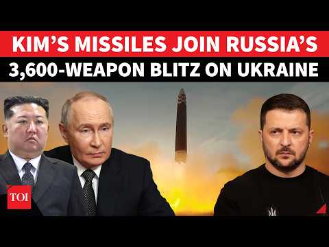Putin's 3,600-Weapon DEADLY ASSAULT! Kim’s North Korean Missiles Rain Down On Ukraine | WATCH