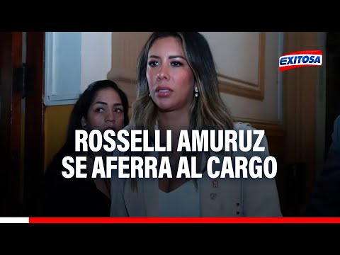 ¡Se aferra al cargo! Rosselli Amuruz descarta renunciar a la tercera vicepresidencia del Congreso