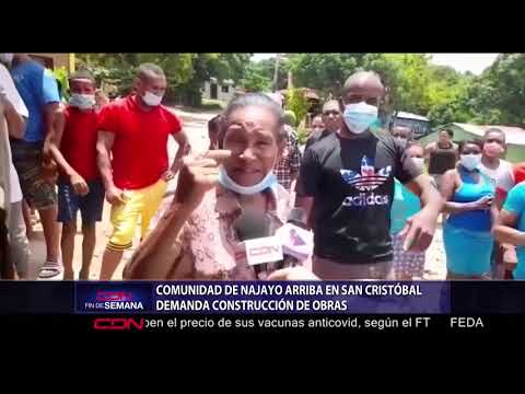 Comunidad de Najayo Arriba en San Cristóbal demanda construcción de obras