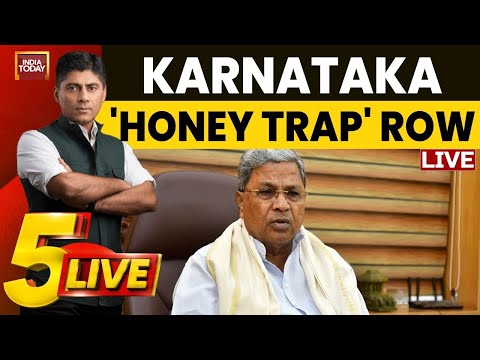 5ive Live With Gaurav Sawant LIVE: Honey Trap Row In Karnataka | Delhi HC Judge Cash Scandal LIVE