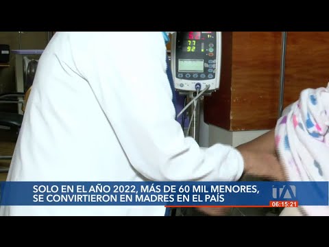 En Ecuador más de 60 mil menores se convirtieron en madres en el año 2022