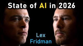 Thumbnail for the video "State of AI in 2026: LLMs, Coding, Scaling Laws, China, Agents, GPUs, AGI | Lex Fridman Podcast #490" from Lex Fridman