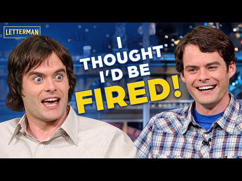 <strong>Bill</strong> Hader Told His Most EMBARRASSING Stories | David Letterman