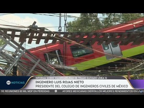 Existen la ingeniería para reforzar la estructura de la Línea 12 del Metro: Luis Rojas