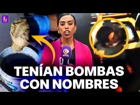 San Juan de Lurigancho: Encuentran explosivos con nombres de negocios en mototaxi con 7 sujetos