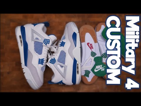 I Turned a $450 Jordan SB 4 To $100 Military 4's