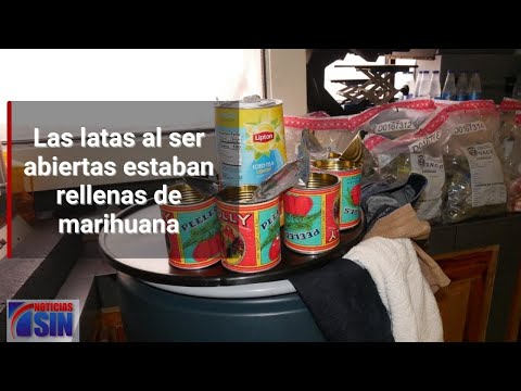 Ocupan 213 latas rellenas de marihuana en Puerto de Haina