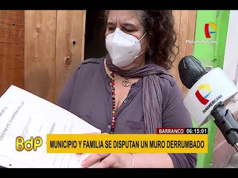Barranco: familia y municipio enfrentados por terreno en el pasaje La Oroya