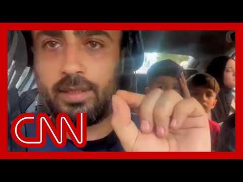 CNN producer shares video diary of escape from Gaza City with his family