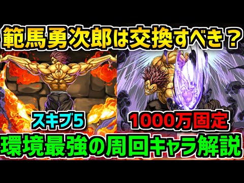 【人権スキル】範馬勇次郎は交換すべき？徹底解説 チャンピオンコラボ【パズドラ】