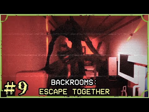 怪物に追われ続ける病院の廊下から脱出せよ!!#9【BACKROOMS: ESCAPE TOGETHER】