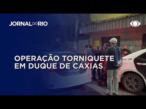 Operação torniquete: Polícia procura mais envolvidos em séries de roubos em Duque de Caxias