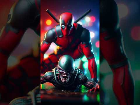 Deadpool vs Beast vs Marvel (mummies, Wolverine, Vampiresa, Alien,, Hulk)