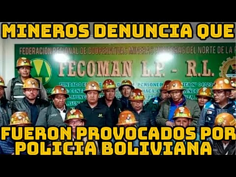 MINEROS SI HASTA EL MIERCOLES NO HAY SOLUCIÓN SE REALIZARAN BLOQUEOS EN TODO BOLIVIA..