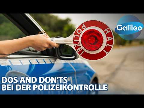 Muss ich nach Aufforderung sofort stehen bleiben? - Dos and Don'ts bei der Polizeikontrolle