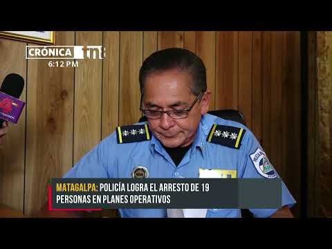 Policía Nacional en Matagalpa garantiza seguridad en Navidad - Nicaragua