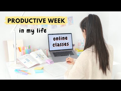A Week in my Life as an Online Student 👩🏻‍💻 productivity, self care and a LOT of assignments! 📝