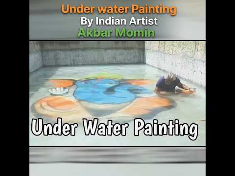 ✨ Underwater Oil Painting of Lord Ganesha 🐚 | Ganesh Chaturthi Special 2025 | 3D Indian Art