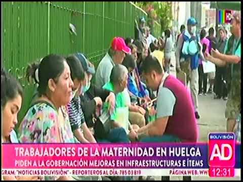 01072024 TRABAJADORES DE LA MATERNIDAD EN HUELGA BOLIVISION