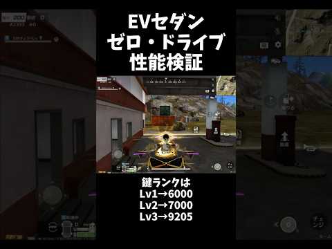 新SP枠EVセダン「ゼロドライブ」性能検証【#荒野行動】#shorts #Knives Out　#荒野バババン8周年   #荒野イケメン