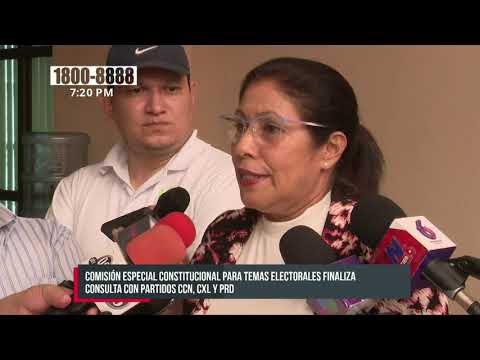 Finaliza en Nicaragua proceso de consulta con todos los partidos políticos