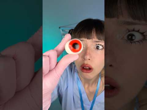 ele recebeu <strong>uma</strong> limpeza fake de olhos 😳 #asmr #funny