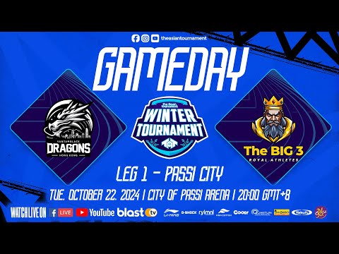 TAT WINTER TOURNAMENT LEG 1 PASSI CITY OCTOBER 22, 2024: VANTA BLACK DRAGONS VS BIG 3