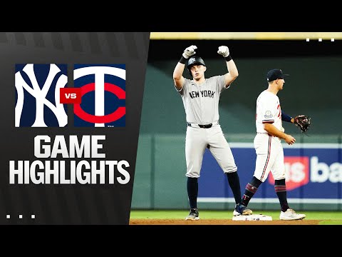 Yankees vs. Twins Game Highlights (9/17/25) | MLB Highlights