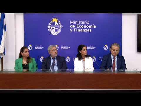 Conferencia de prensa del Ministerio de Economía y Finanzas.