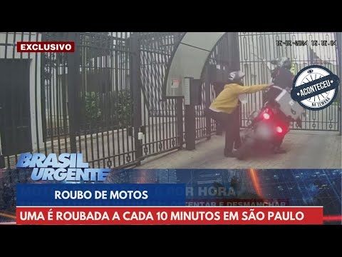 Aconteceu na Semana | REPORTAGEM ESPECIAL: uma moto é roubada a cada dez minutos em SP