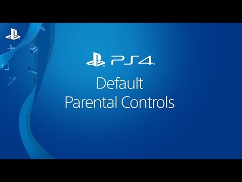 Default Parental Controls on PS4 systems