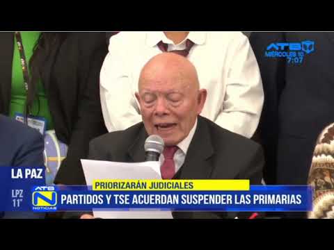 TSE y partidos políticos acuerdan dejar las elecciones primarias y priorizar las judiciales