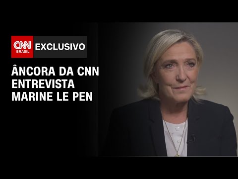 Âncora da CNN entrevista Marine Le Pen | AGORA CNN