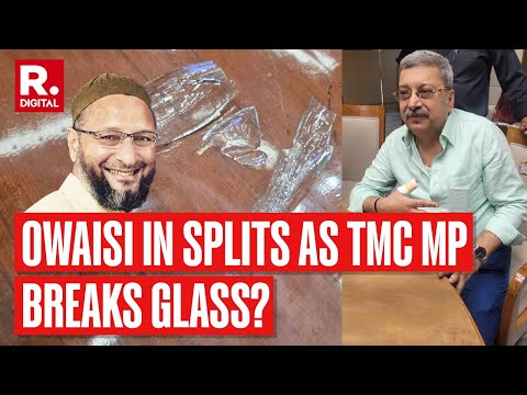 BREAKING: TMC’s Kalyan Banerjee Breaks Glass In Anger During Waqf Meeting, Owaisi In Splits?