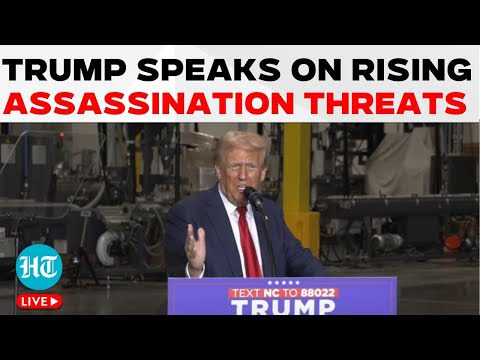 Donald Trump LIVE | Addresses Growing Assassination Threats On Him From Iran | US news