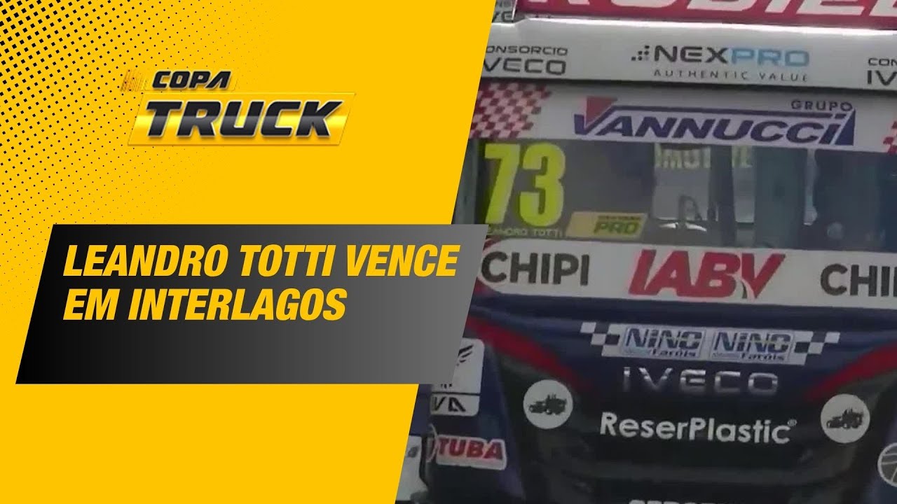 Leandro Totti domina e vence etapa em Interlagos da Copa Truck