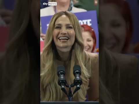 Jennifer Lopez blasts Trump rally comments about Puerto Rico