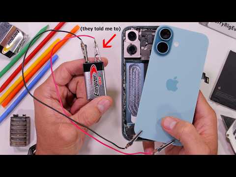 The Proper way to ELECTROCUTE an iPhone 16  (they said i could...)