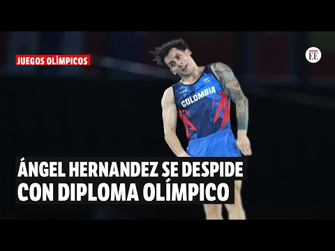 Ángel Hernández, brillante en la final de gimnasia en trampolín de París 2024 | El Espectador