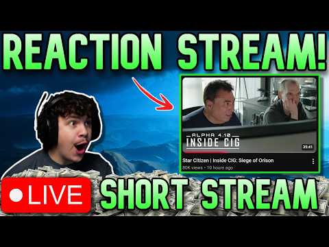 🔴LIVE - Star Citizen🔴Reacting To "Inside CIG"🔴2nd Stream Later🔴$75 Giveaway Today🔴Good Vibes Only!🔴