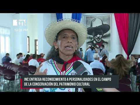 INC reconoce a personalidades de la cultura en Nicaragua