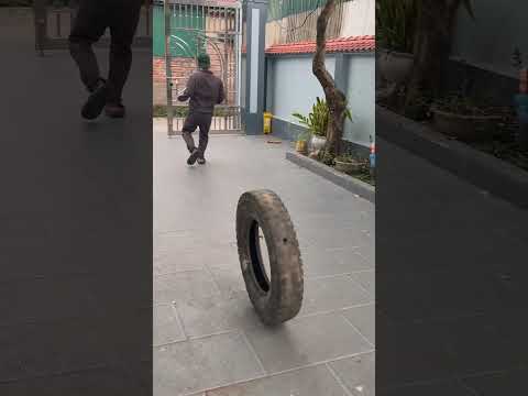 cute // chạy cùng chị béo 😭😱#funny #automobile