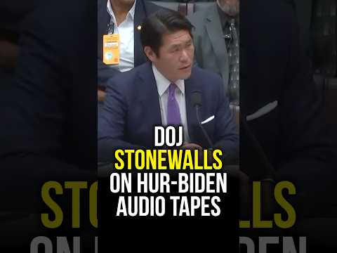 DOJ Stonewalls on Hur-Biden Audio Tapes