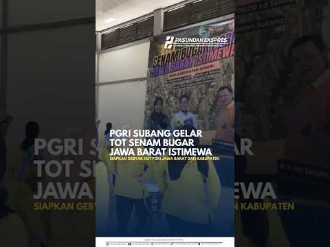 PGRI Subang Gelar TOT Senam Bugar #subang #infosubang #shorts