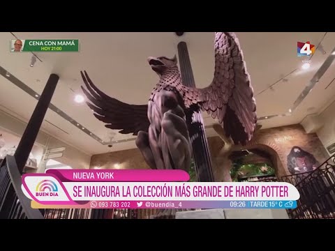 Buen Día - Se inaugura la colección más grande de Harry Potter en Nueva York
