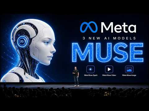 Meta Just Stunned The AI Industry Meta Muse Spark, Meta Muse Image, Meta Muse Video)