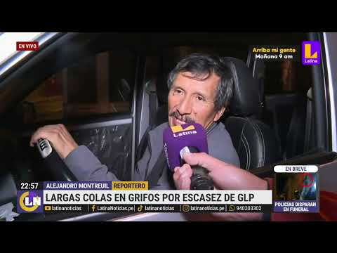 Siguen las colas en grifos de Lima y Callao por escasez del GLP