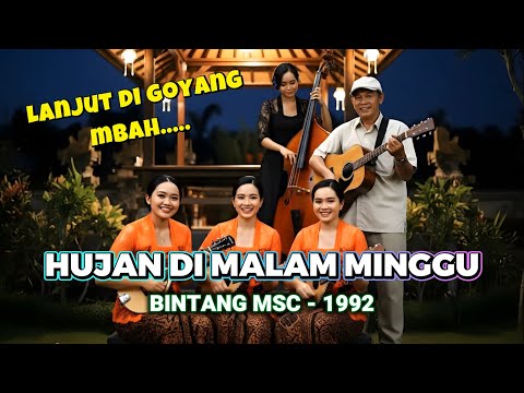 🎵 HUJAN MALAM MINGGU -BINTANG MSC 1992 | Cover Versi Keroncong Klasik – Pelintas Waktu Cover Ai
