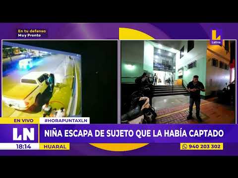 Menor de edad captada en Lima logró escapar de secuestradores en Huaral