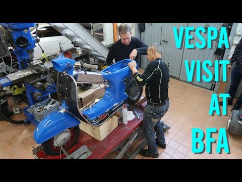 SLUK | CRAZY Vespa parts at the BFA Workshop in Parma